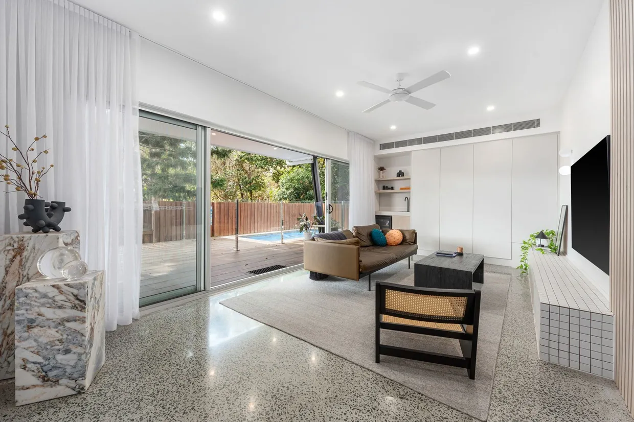 Lounge Room Home Renovations Palm Beach Project