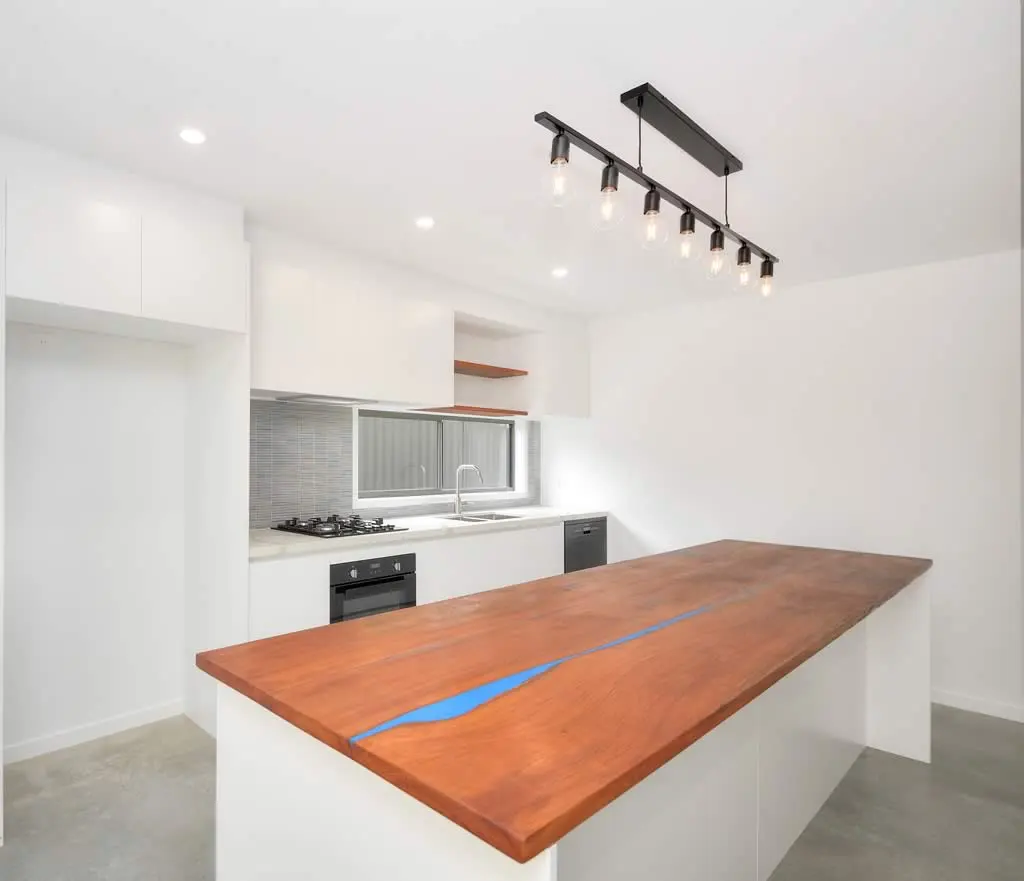 Secondary-Dwelling-Kitchen Gold Coast Home Extension - Kitchen Isle View
