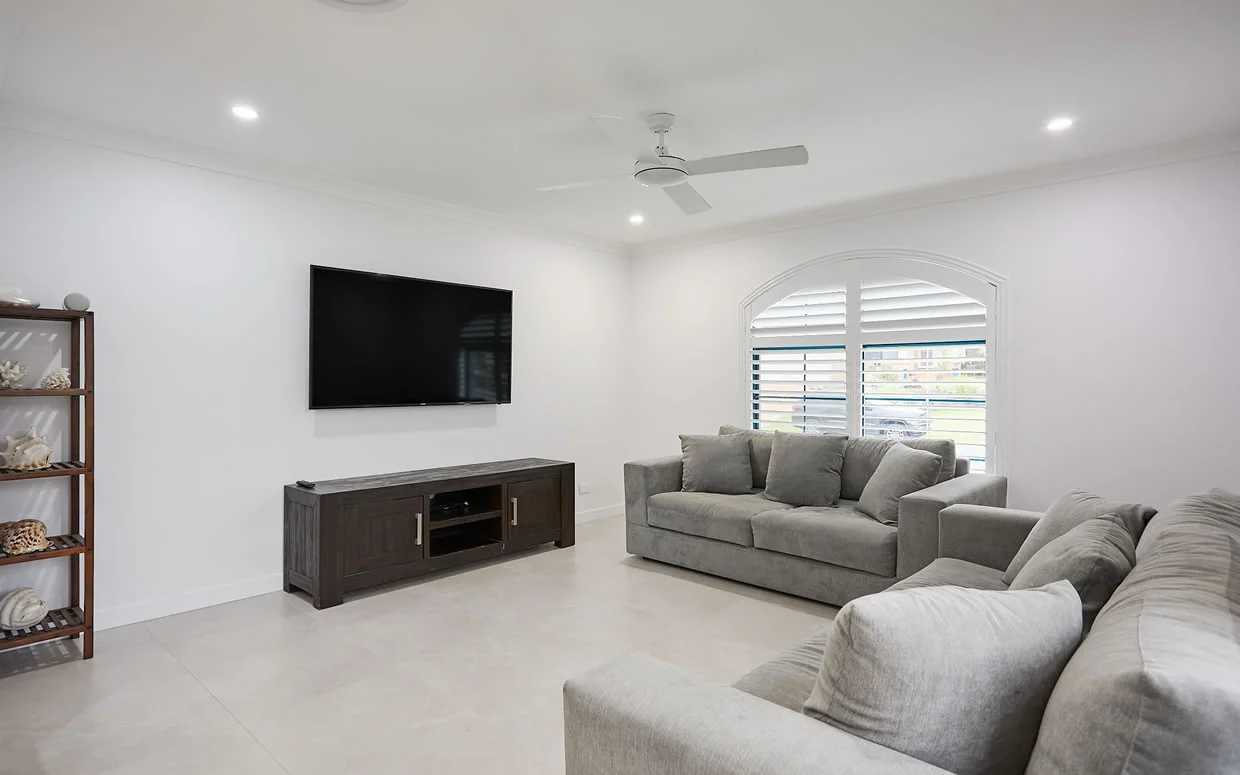 Second Storey Addition Lounge Room Area